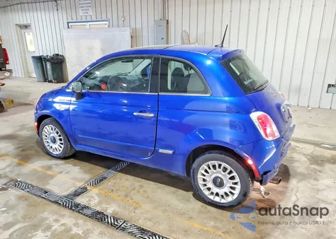 2012 Fiat 500 Lounge z USA, uszkodzony, nr VIN 3C3CFFCR7CT280603